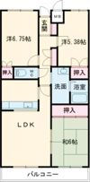 キャッスルコートイワキの間取り画像