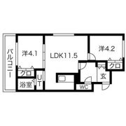 ブランシャール白石の間取り画像