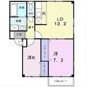 ファミーユ津久野の間取り画像