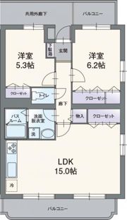 ソレアードKの間取り画像