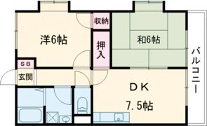 メルベーユ桂川の間取り画像
