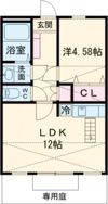 ハイツkirin A棟の間取り画像