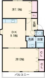 グリーンパレス弥生の間取り画像