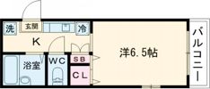 エーリー招提の間取り画像