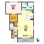 ゼルコーバ Aの間取り画像