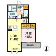 MAISON METEOR(ﾒｿﾞﾝ ﾐｰﾃｨｱ)の間取り画像