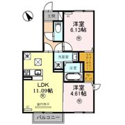 ラポールメゾンの間取り画像