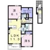 ウッズ・ホームⅣの間取り画像