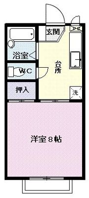 レーベンハイツBの間取り画像