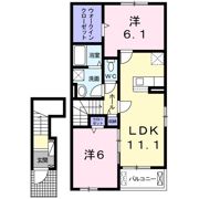 シエラ Bの間取り画像