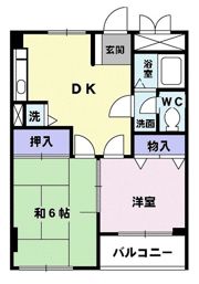 コージェスト上宿の間取り画像