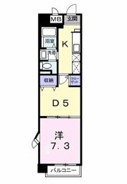 メゾンソレイユの間取り画像