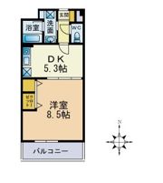 アドラブール干隈の間取り画像