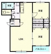 ブルーマーシュ旭Ⅰの間取り画像