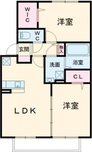 ル・レーブ Aの間取り画像