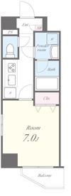 クレシェンテ梅月(クレシェンテバイゲツ)の間取り画像