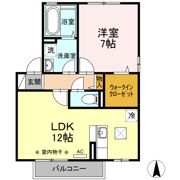 リビングタウン南仙北 Eの間取り画像