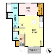 ボージャルダン Ⅱの間取り画像