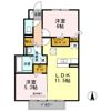 グレースコート Ⅱの間取り画像