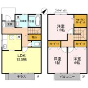 宮北タウンハウス A棟の間取り画像