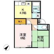 プレジール三島の間取り画像