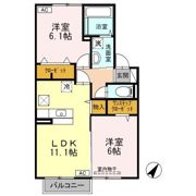 ディライト ステージ A棟の間取り画像