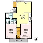 サンハイツM A棟の間取り画像