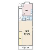 サンハイツナカヰの間取り画像