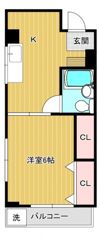 コーポ大下の間取り画像