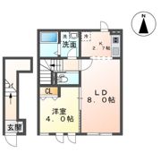 ハニービートルの間取り画像