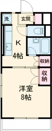 ハイツリバティの間取り画像