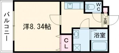 ジーメゾン摂津正雀の間取り画像