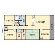 ロワイヤル東今宿の間取り画像