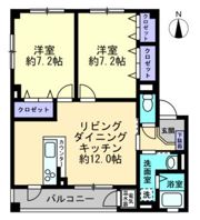 フォブール・セレネⅡの間取り画像