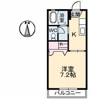 フレグランス B棟の間取り画像