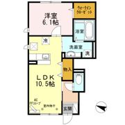 セジュール アミ 桜川の間取り画像