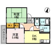 ディアス魚崎 Ⅱの間取り画像