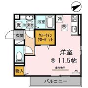 D-room出島の間取り画像