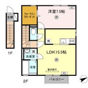 セジュールはまなすの間取り画像