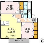 リビングタウン田代外町 A棟の間取り画像