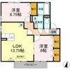 リビングタウン田代外町 A棟の間取り画像