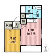 マンションドム高見Ⅰの間取り画像