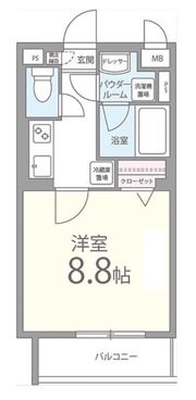 フローリッシュ桃山の間取り画像