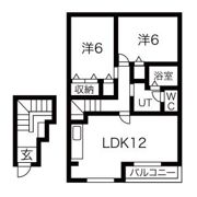 ヴィラ霞の間取り画像