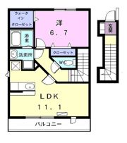 サンリット泉の間取り画像