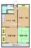 ソレイユ香栄Ⅱの間取り画像