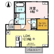 リビングタウン灯明寺 Cの間取り画像