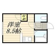 乃木町第1レジデンスの間取り画像