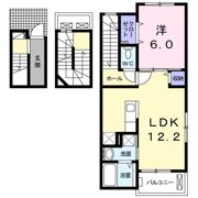 クロスハーバーⅡの間取り画像