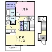 アネーロ ヒルⅢの間取り画像